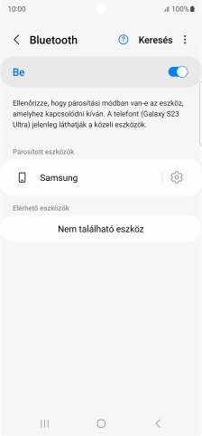 A befejezéshez, és ahhoz, hogy visszatérhess a főképernyőhöz, nyomd meg a főgombot.