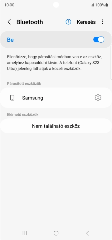 A befejezéshez, és ahhoz, hogy visszatérhess a főképernyőhöz, nyomd meg a főgombot.