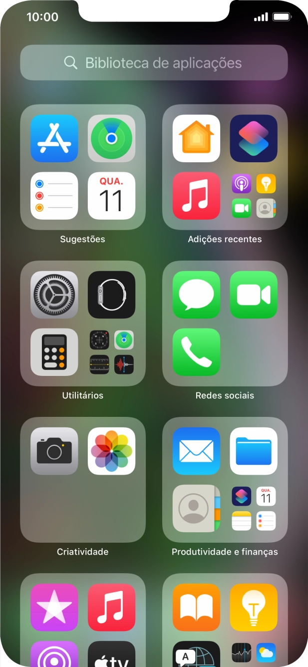 Prima a app pretendida.