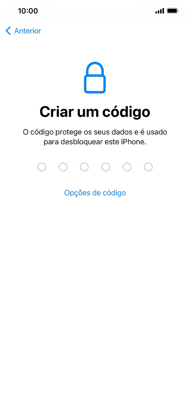 Prima Opções de código.