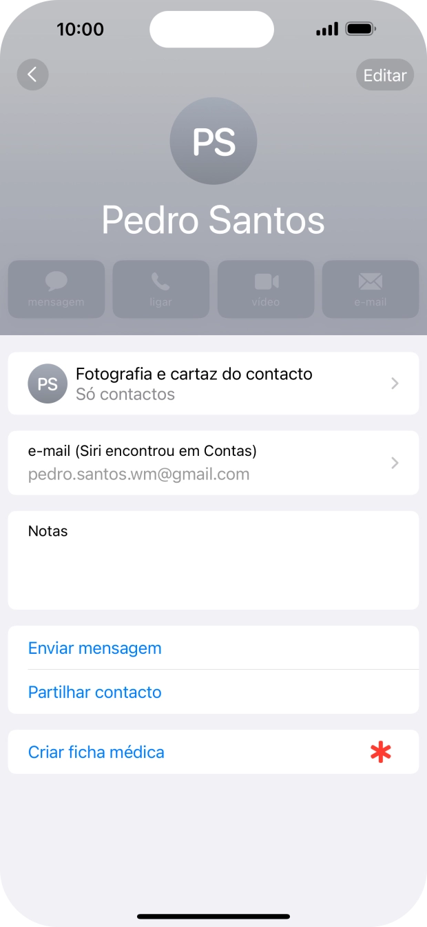 Prima Fotografia e cartaz do contacto.