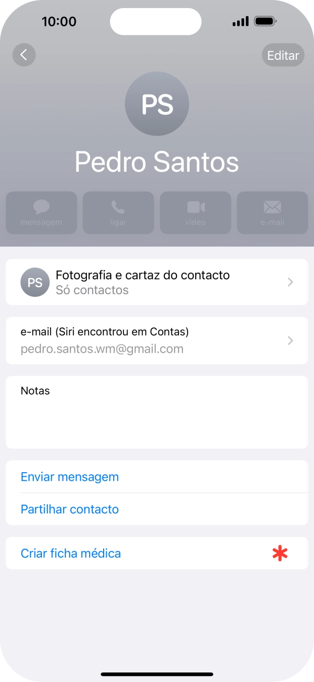 Prima Fotografia e cartaz do contacto.