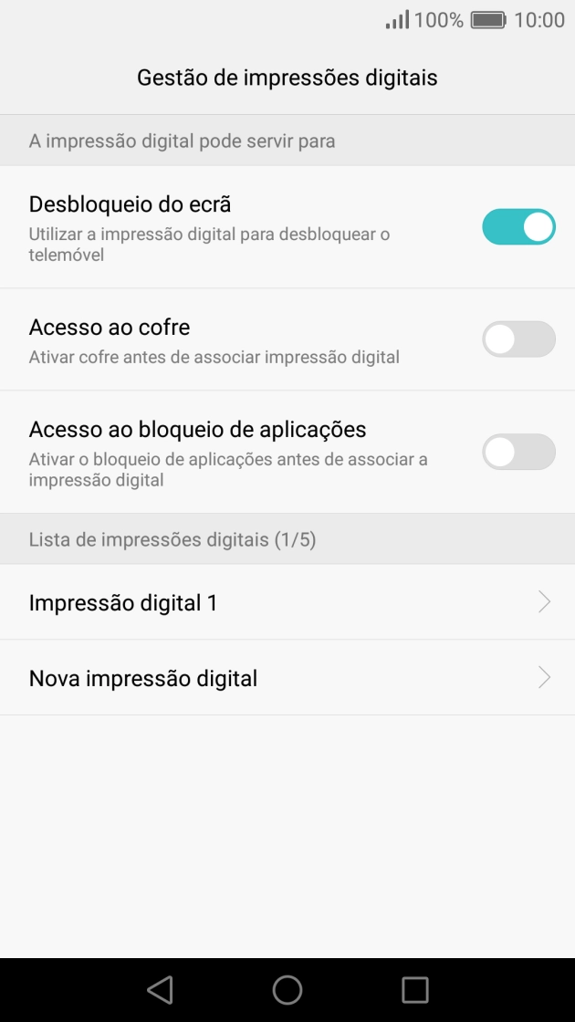 Prima a tecla de retrocesso duas vezes.