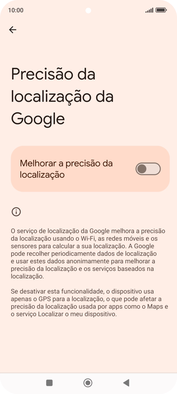 Se premir o indicador junto a 