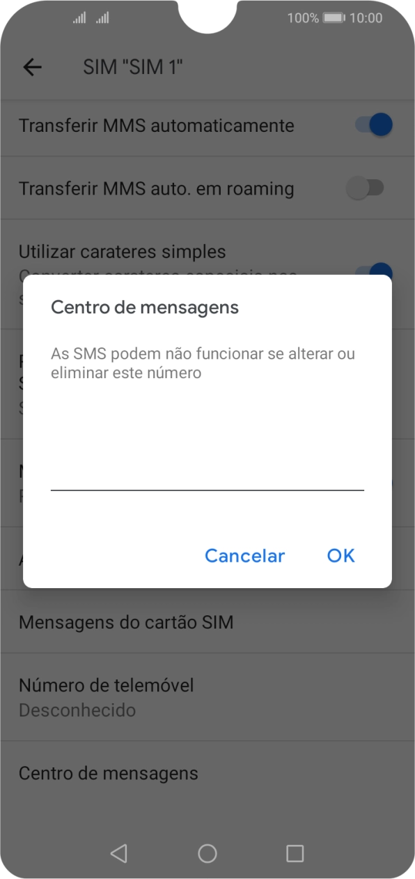 Introduza +351911616161 e prima OK.