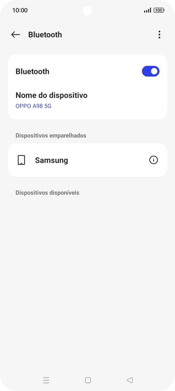 Prima a tecla de início para terminar e voltar ao ecrã inicial.