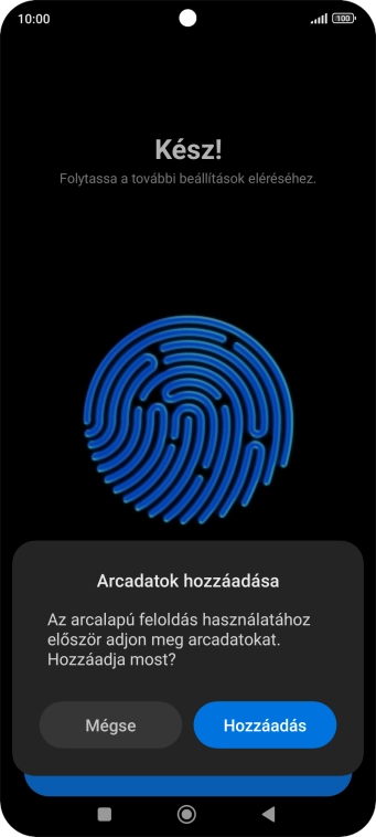 Válaszd a Mégse lehetőséget.