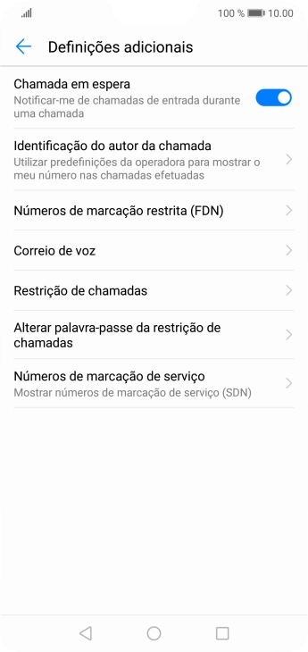 Prima Correio de voz.