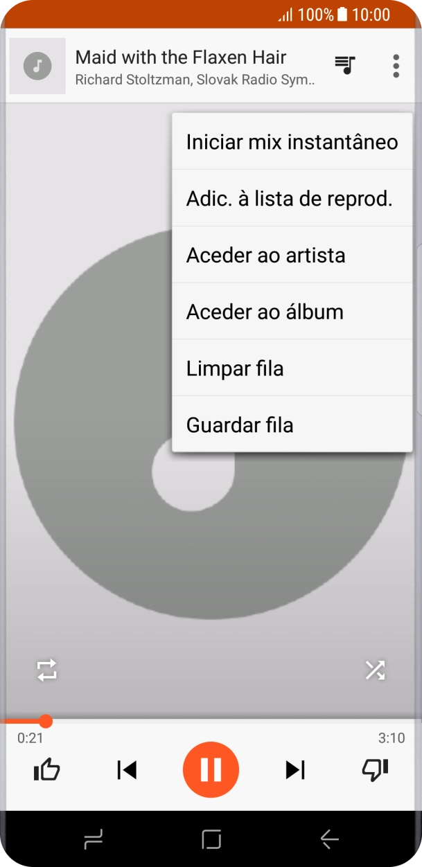 Prima Adic. à lista de reprod..