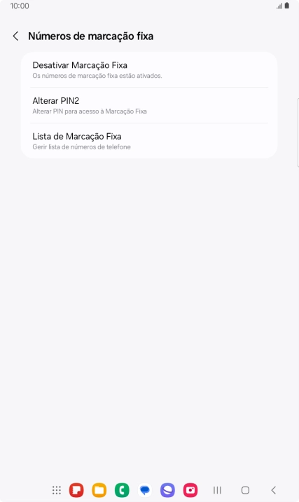 Prima Desativar Marcação Fixa.