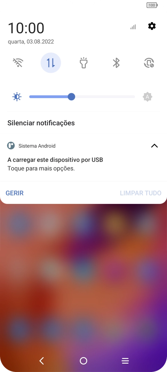 Prima Toque para mais opções..
