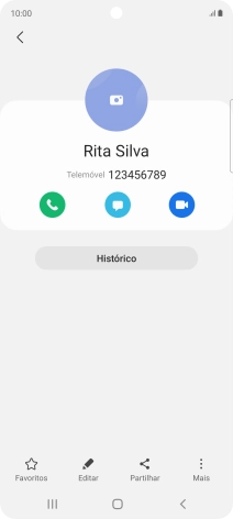 Prima a tecla de início para terminar e voltar ao ecrã inicial.