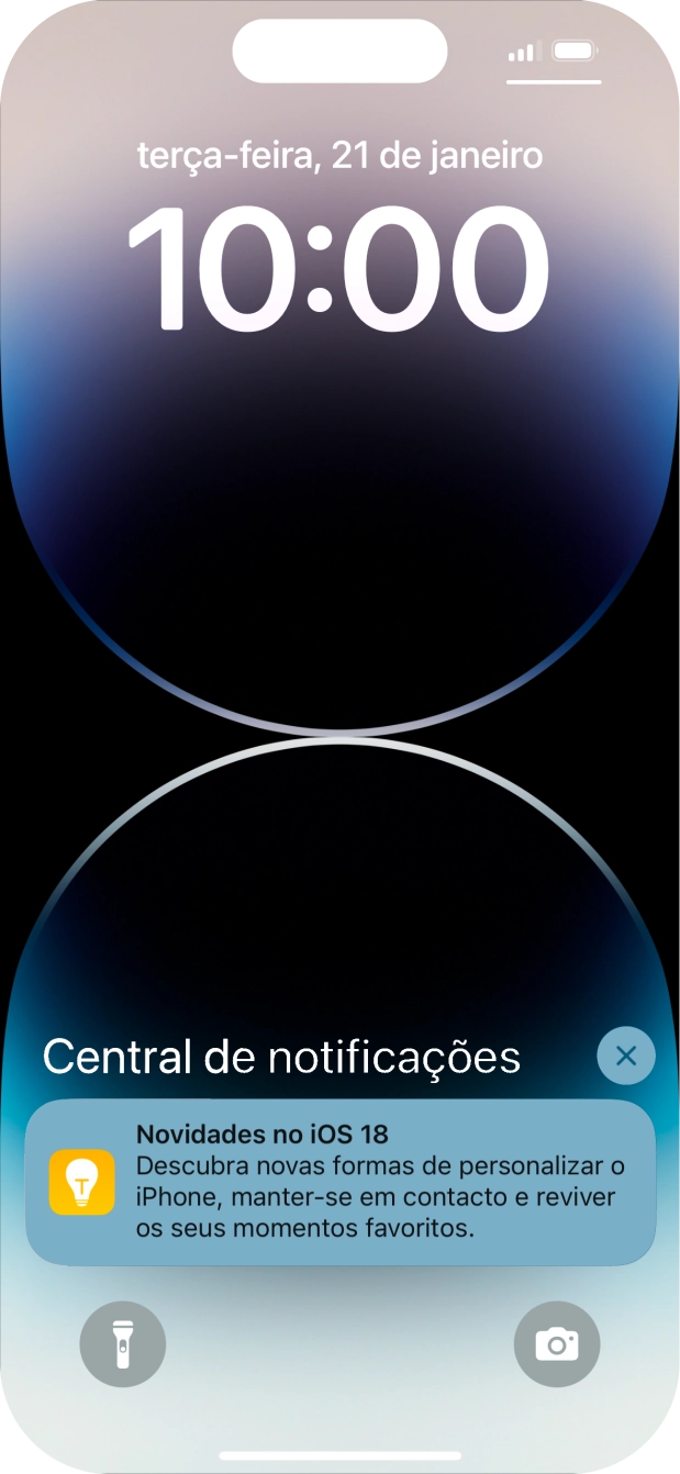 Prima a notificação pretendida e siga as indicações no ecrã para utilizar a função escolhida.