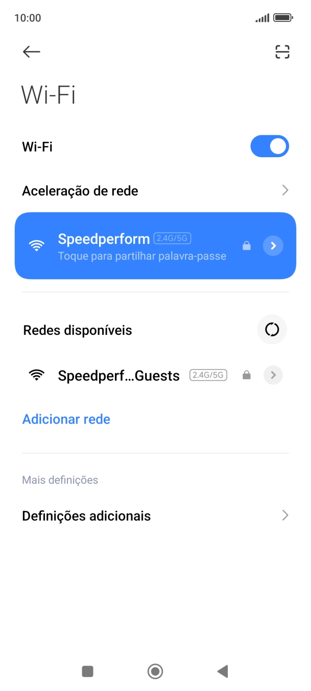 Prima a tecla de início para terminar e voltar ao ecrã inicial.