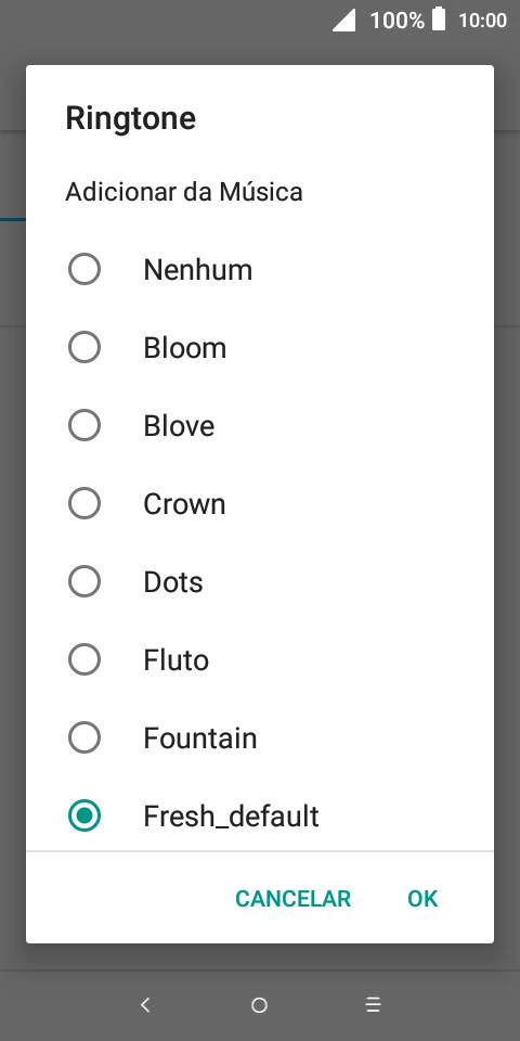 Prima Adicionar da Música.