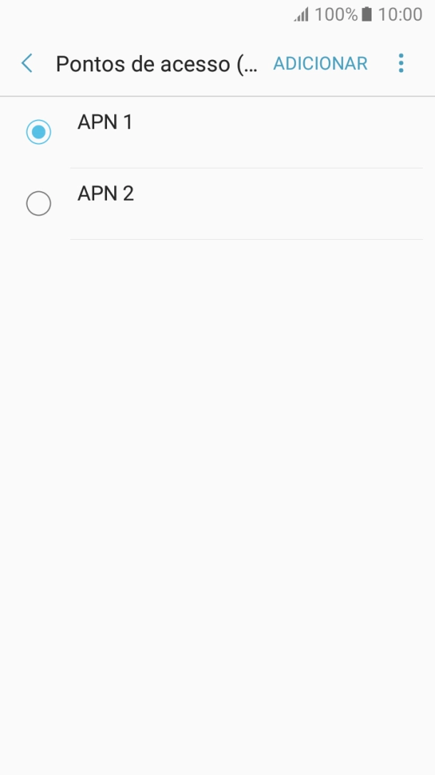 Prima o campo junto à ligação de dados para a ativar.