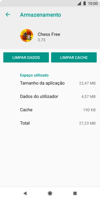 Prima LIMPAR CACHE.