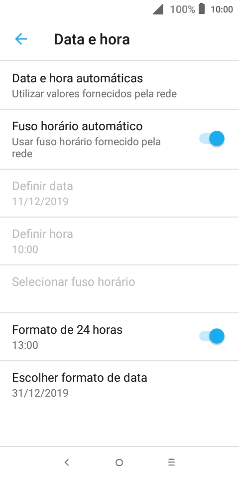 Prima a tecla de início para terminar e voltar ao ecrã inicial.