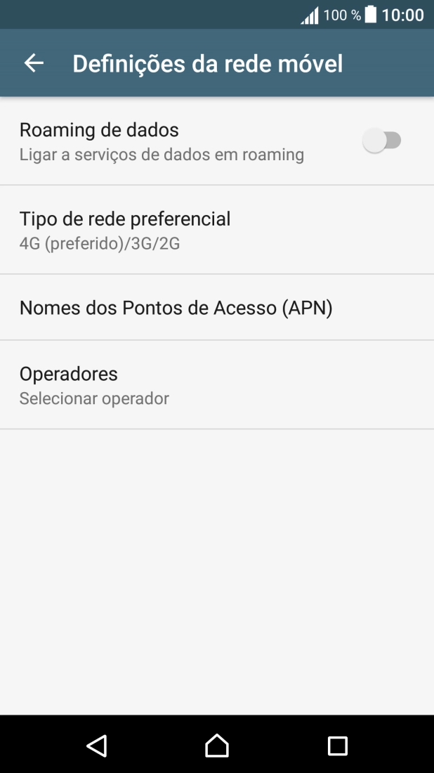 Prima Nomes dos Pontos de Acesso (APN).
