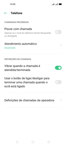 Prima Definições de chamadas de operadora.
