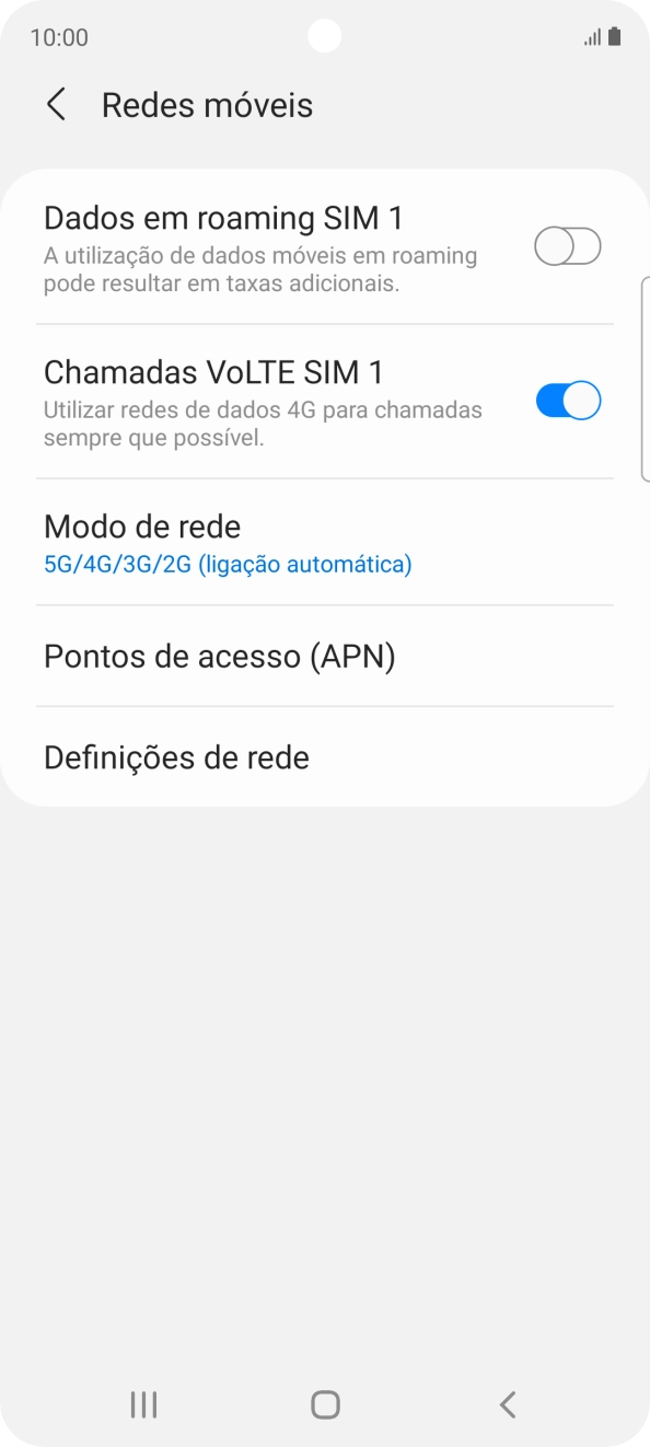 Prima Pontos de acesso (APN).