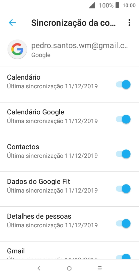 Prima a tecla de início para terminar e voltar ao ecrã inicial.