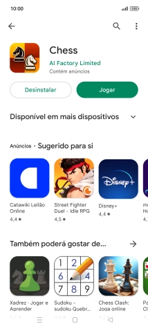 Prima a tecla de início para terminar e voltar ao ecrã inicial.