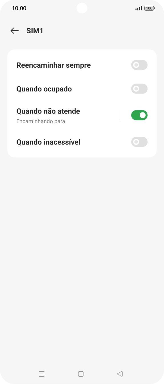 Prima a tecla de início para terminar e voltar ao ecrã inicial.