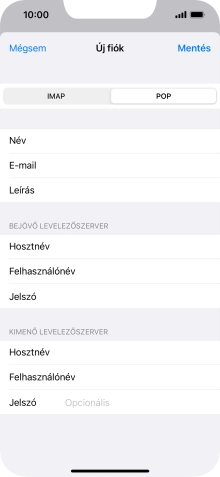 Kattints a Jelszó mezőre, és írd be az e-mail-fiókodhoz tartozó jelszót.