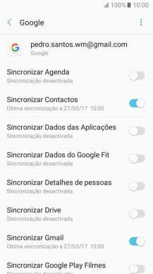 Prima a tecla de início para terminar e voltar ao ecrã inicial.