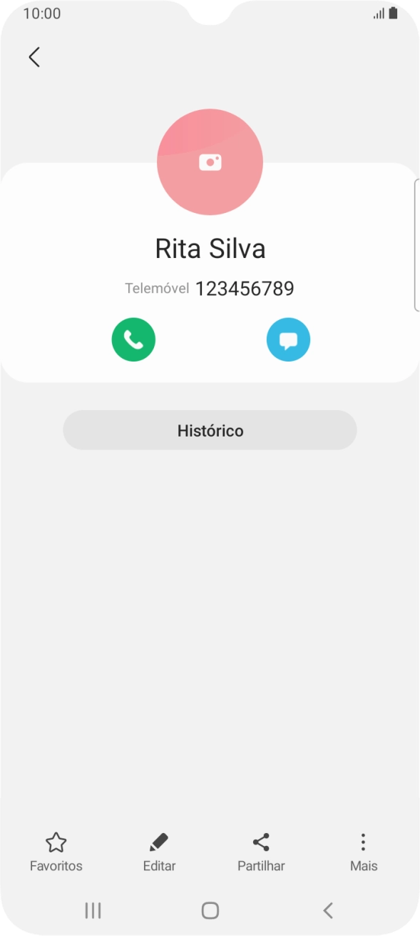 Prima a tecla de início para terminar e voltar ao ecrã inicial.