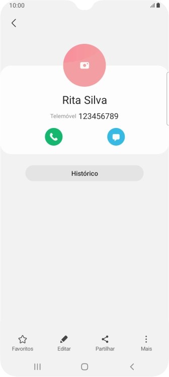 Prima a tecla de início para terminar e voltar ao ecrã inicial.