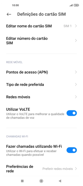 Prima Pontos de acesso (APN).