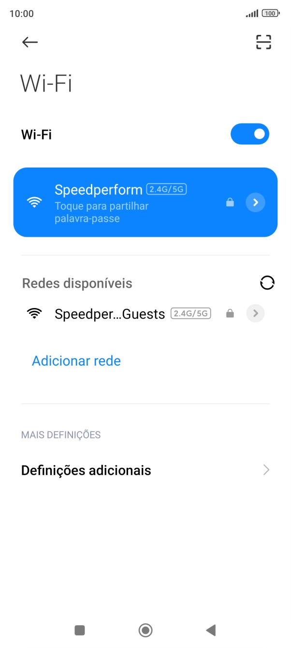 Prima a tecla de início para terminar e voltar ao ecrã inicial.