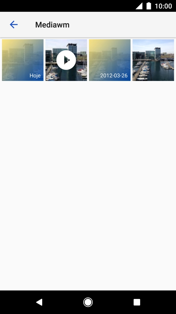 Prima durante um momento a imagem ou o clipe de vídeo pretendido.