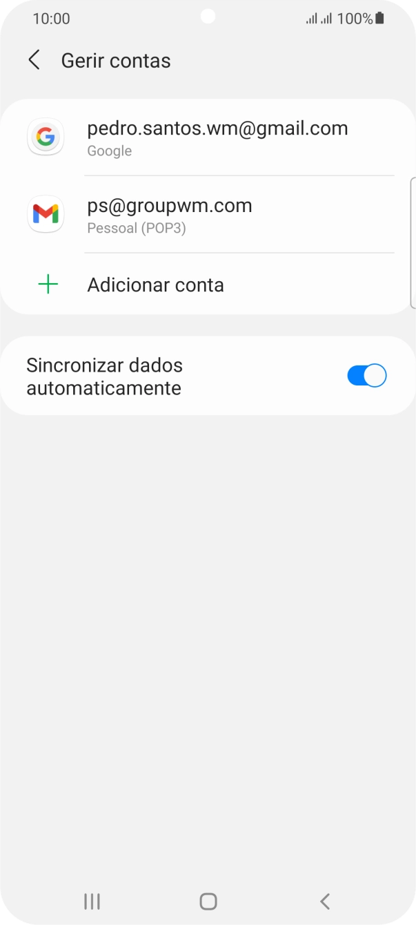 Prima a tecla de início para terminar e voltar ao ecrã inicial.
