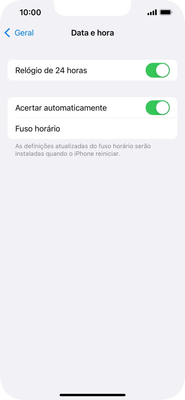 Para voltar ao ecrã inicial, deslize o dedo de baixo para cima a partir da base do ecrã.