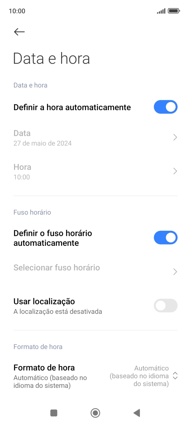 Prima a tecla de início para terminar e voltar ao ecrã inicial.