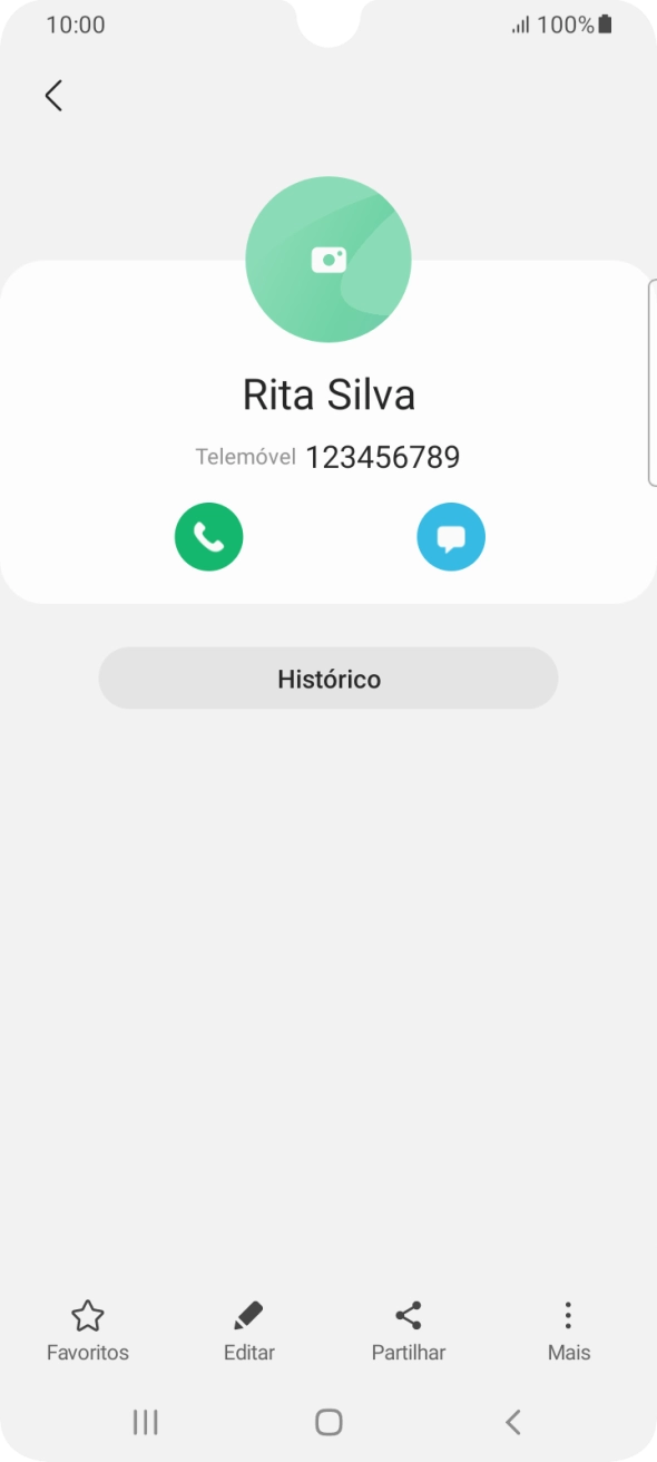 Prima a tecla de início para terminar e voltar ao ecrã inicial.