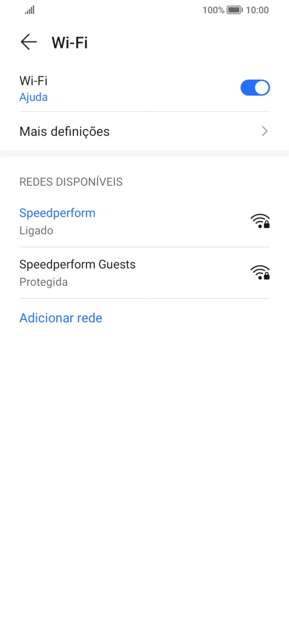 Para voltar ao ecrã inicial, deslize o dedo de baixo para cima a partir da base do ecrã.