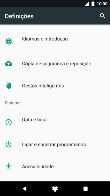 Prima Data e hora.