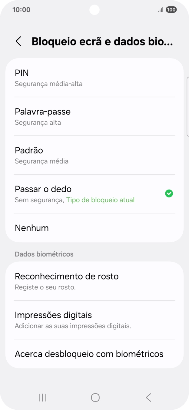 Prima Impressões digitais.