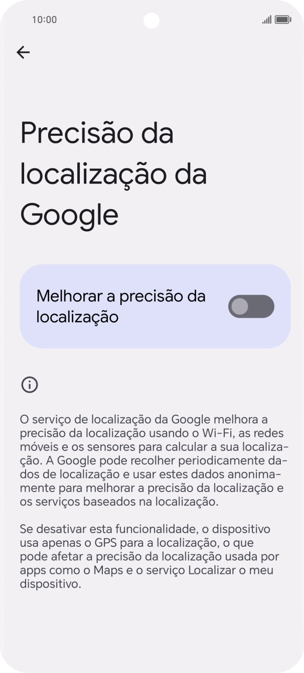 Se premir o indicador junto a 