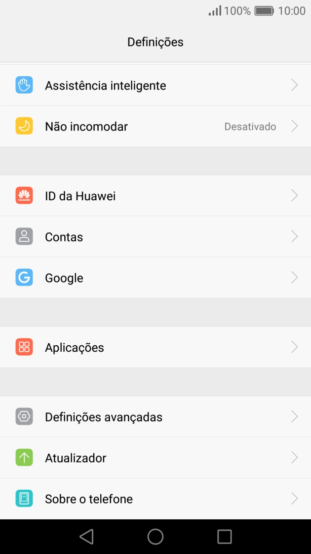Prima Definições avançadas.