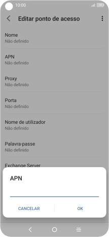 Introduza net2.vodafone.pt e prima OK.