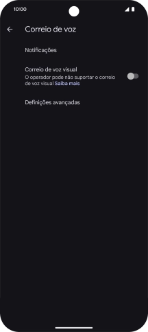 Prima Definições avançadas.