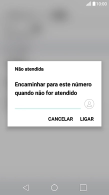 Introduza 123 e prima LIGAR.