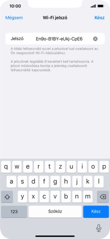 Válaszd a Kész lehetőséget.