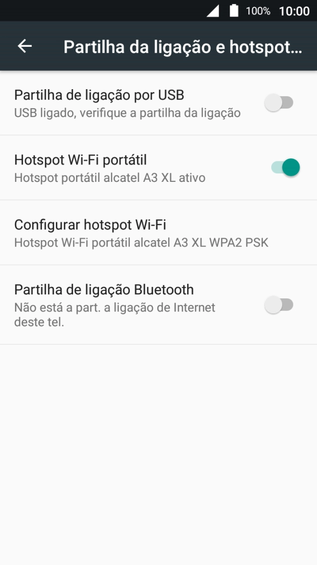 Prima a tecla de início para terminar e voltar ao ecrã inicial.