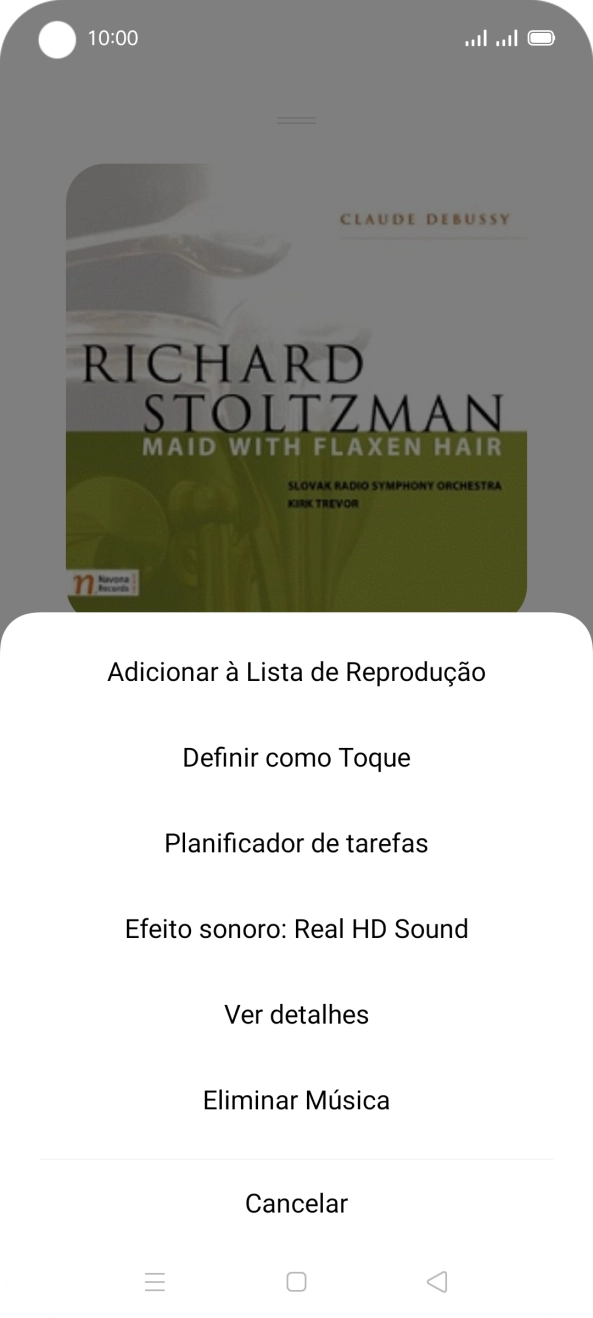 Prima Adicionar à Lista de Reprodução.